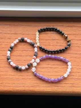 Crystal Stone Beaded Bracelets